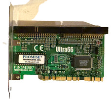 Promise Technology Ultra66 PCI IDE ATA/66 Dual Channel Controller Card Vintage picture