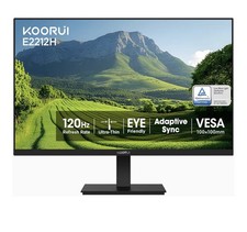 KOORUI 22 Inch FHD 1080P Monitor 120Hz VA Panel - Black picture