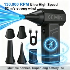 Violent fan 130000RPM 52m/s Air Duster Mini Turbo Fan Air Blower Duster Cleaner picture