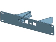 Odroid N2+ Rackmount 10 Inch - Fan-Cooled Heatsink Holder picture