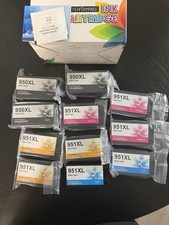 950XL & 951XL Replacement Ink Cartridges for HP, Miss Deer (Lot of 9) New Sealed picture
