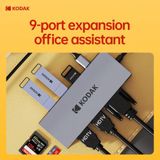 KODAK, USB-C Hub (9-IN-1&PD) Docking Station T345, Multiple Specifications Avail picture