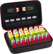 Flash Drive Case 48 Slots USB SD Card Holder Memory Card Organizer Black picture