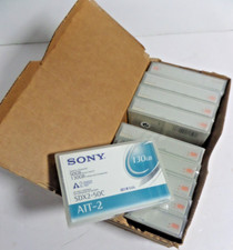 box of 10 Sony AIT-2 SDX2-50C 50/130GB tapes sealed picture