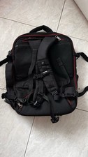 Mogplof Extra Large 55L Travel Laptop Backpack Black Red TSA Carry On picture