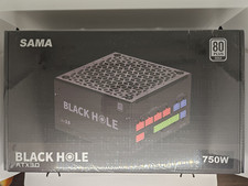 SAMA Black Hole 750W Black 80 PLUS Gold Power Supply ATX3.0 ATX Full Modular-NEW picture