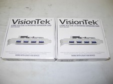 LOT OF 2 VISIONTEK 900544 4 PORT PCI-e USB 3.0 INTERFACE EXPANSION CARDS PC/MAC picture