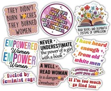 10pcs Feminist Sticker  Empowered Women Equality Feminist Women’s Rights Sticker picture
