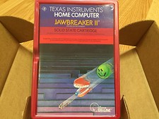 JAWBREAKER II video game Texas Instruments TI 99/4a Computer NEW CASE FRESH -NIB picture