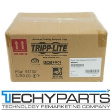 Lot of 100 Tripp Lite Cat6 Gigabit Snagless UTP Ethernet Cable 6in (.15m) Black picture