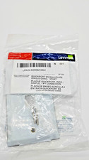 Leviton 43080-1S2 Stainless Steel QUICKPORT Wallplate Single Gang 2-Port picture