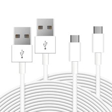 ANLINK 2 Pack 16.4Ft/5M Long USB C Cable, Durable A to 2-Pack, White  picture