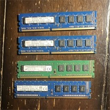 Hynix Micron 16GB (4x4GB) DDR3 SDRAM PC3-10600U PC3-12800U DIMM 240-Pin picture