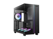 Gamdias ATLAS M4 pc case ATX 4x120mm PWM ARGB fans, adjustable angle lower fan m picture