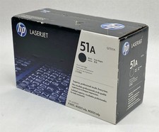 HP 51A Q7551A Laserjet Black Toner Printer Cartridge Sealed New Genuine OEM picture