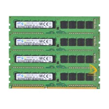 32 GB SAMSUNG 4PCS 8GB DDR3-1600MHz PC3L-12800E ECC UDIMM RAM M391B1G73BH0-YK0 @ picture