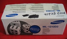SAMSUNG ML-1210-D3/SEE SN QE21BSAP300045 TONER CARTRIDGE OPEN BOX FOR INSPECTION picture