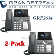 2 Pack Grandstream GRP2634 8-Line 4 SIP Office IP Phone PoE Bluetooth Gigabit picture