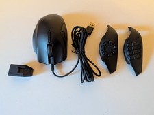 Razer Naga Trinity Wired Gaming Mouse RZ01-0241 Black 7 & 12 Button Plates picture