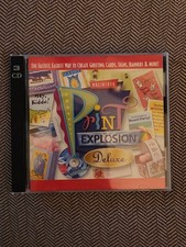 Print Explosion Deluxe MAC CD create design greeting cards signs banners graphic picture