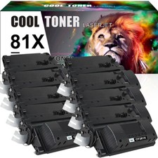 8PK CF281X 81X Toner Compatible For HP LaserJet Enterprise Flow MFP M630dn M630z picture