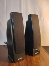 🔥Altec Lansing Series 100 2 Satellite Speakers Computer PC Set Black Tested  picture