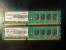 Patriot 4GB Desktop RAM Modules PSD34G133381 PS001042 PC310600 CL9 picture