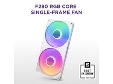 NZXT F280 RGB CORE RF-U28HF-W1 280mm RGB LED Single-Frame RGB Fan Unit picture