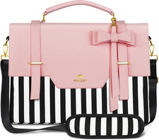 Cute Lightweight Laptop Bag for Women, 15.6 inch Slim Briefcase Sleeve Case, Pin picture