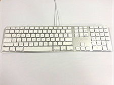 Genuine Apple A1243 USB Wired Keyboard Numpad Dual USB Ports Cleaned and Tested picture