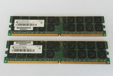 Lot of 4GB (2x2GB ) Infineon 2Rx4 PC-2 3200R-333-11-J1 ECC Registered RAM Memory picture