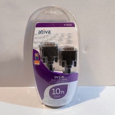 Ativa  DVI-D Dual Link Digital Video Cable-10ft/3m-Male to Male Connection-NEW picture