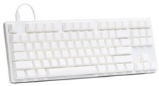Drop ENTR Mechanical Tenleyless Keyboard, Anodized Aluminum Case, Silver/White picture