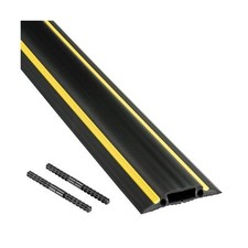 D-Line 30ft Floor Cord Cover, Made in USA Linkable Cable Protector, Hide Exte... picture