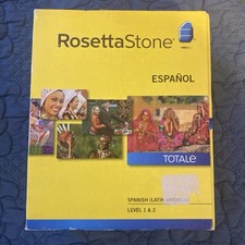 Rosetta Stone Spanish (Latin America) Level 1 & 2 Version 4 Language Course picture