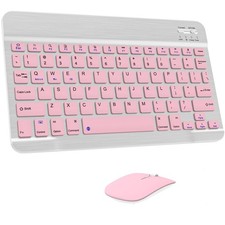 Teclado Con Ratón Bluetooth Inalámbrico Recargable Para Tableta iPad Samsung Tab picture