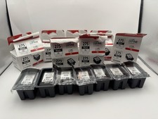 Lot Of (7) Empty Virgin Hp Ink Cartridges 275XL 275 XL BLACK A1 picture