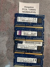Kingston 16GB (4x4GB) PC3L-12800s DDR3-1600MHz laptop memory ram picture