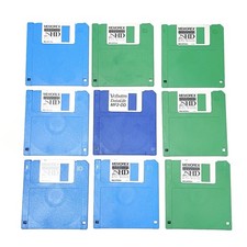 Lot Of 9 Floppy Disks Macintosh Memorex 2SHD Verbatim MF2-DD picture