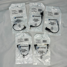 Lot of 5 Plantronics QD to 3.5mm Adapter Cable PL-40845-01 NEW picture