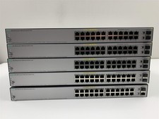 Lot of 5 HPE OfficeConnect 1820-24G Switch J9983A Managed Gigabit PoE+ picture