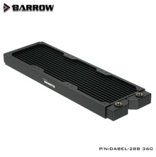 Barrow Black Dabel 360mm Red Copper Radiator High Performance DABEL-28B 120mm x3 picture