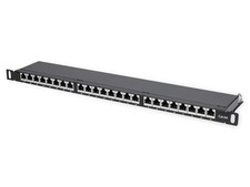Intellinet Cat6a Shielded Desktop Patch Panel, 24-Port, FTP, 19