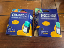HP 51626A Ink Cartridge Large Black OEM New Old Stock Expired 2001 Sealed picture