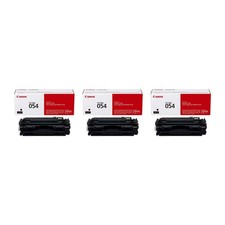 Canon 054H Black 3-Pack for imageCLASS MF644Cdw MF642Cdw MF641Cw MF643Cdw picture