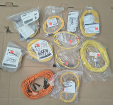 Lot Of 12 Misc Fiber Optic Cords Blackbox, Corning, picture