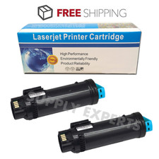2PK Toner CYAN  S2825 2825 Generic For Dell Laser H625cdw H825cdw S2825cdn picture