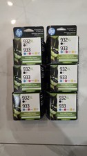 Genuine HP 932XL & 933 Ink Cartridges OEM New Sealed. Exp 27. picture