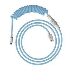 HyperX Coiled Cable USB-C Light Blue/White 6J680AA Japan Import picture