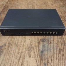 TP-LINK TL-SG1008MP 8-PORT GIGABIT DESKTOP RACKMOUNT POE+ SWITCH USED NO CORD picture